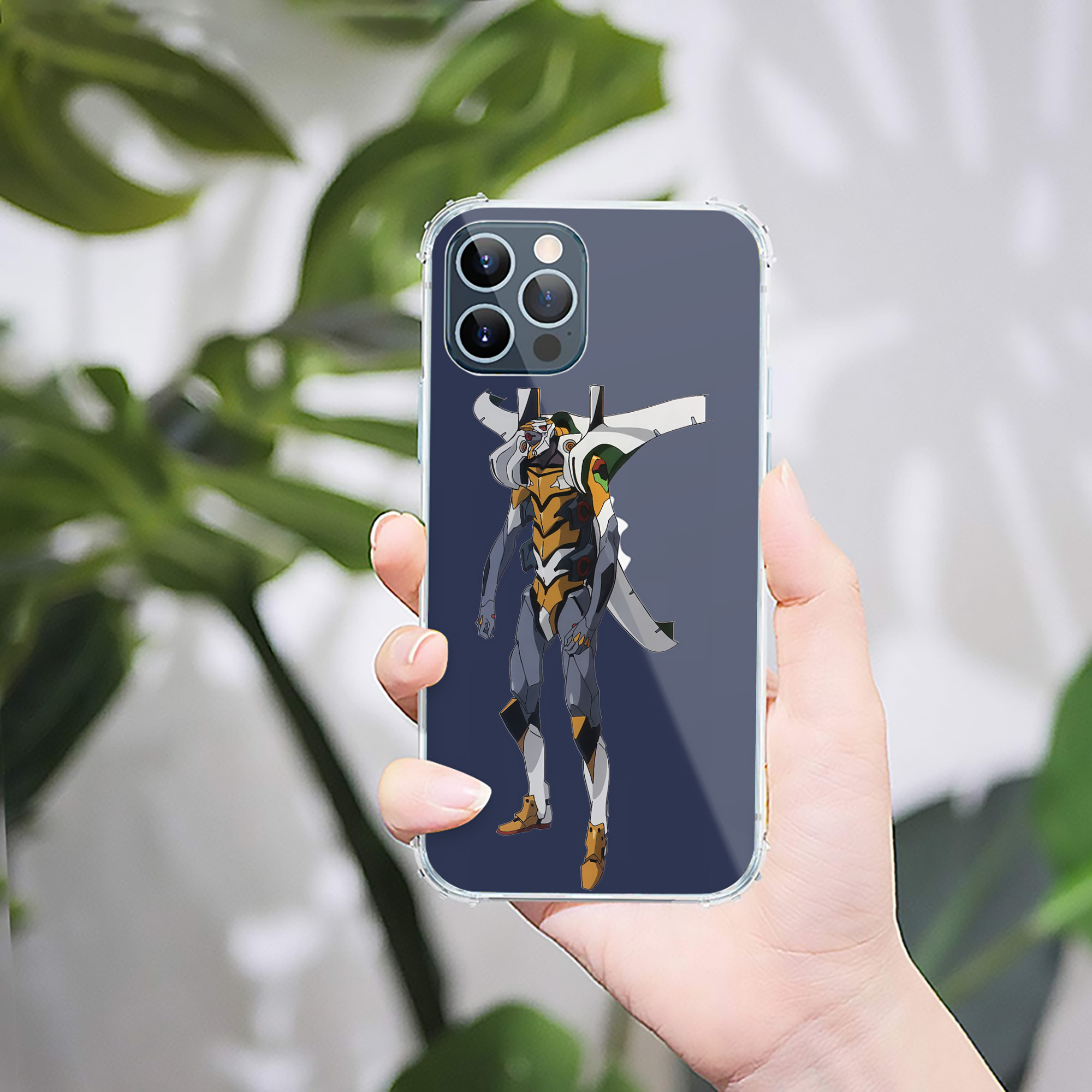 （画像用） EVA 新世紀エヴァンゲリオン 【iPhone 12シリーズ対応】透明スマホケース（クリアソフトケース）